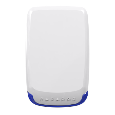 Paradox Wireless Outdoor Siren with Built-in Blue Strobe Light (PDX-SR230)