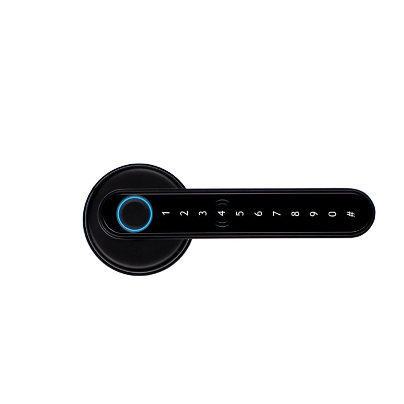 LIONHEAD PIPER Digital Entrance Lock – Black | Compact Smart Lock with Fingerprint, App & PIN Access | Model: LHL-ER2-B-PIPER