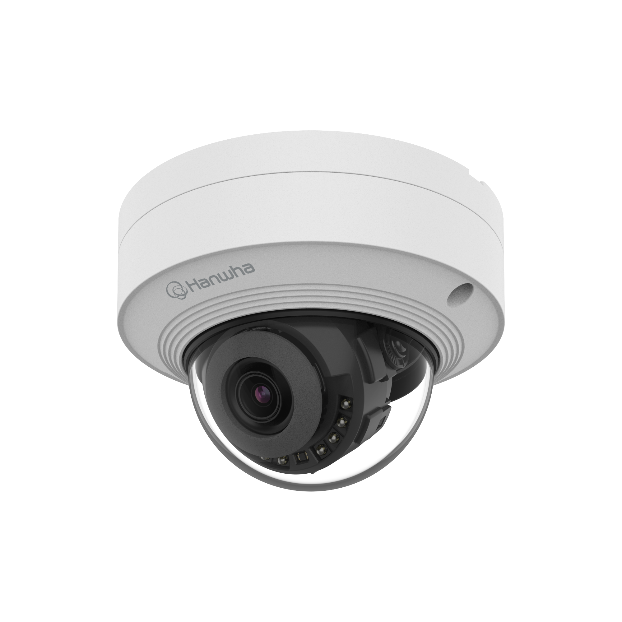Hanwha Vision Wisenet QNV-C9011R 8MP AI IR Micro Vandal Dome Camera – Ultra-Compact, AI-Powered Surveillance with IK10 & IP66 Protection