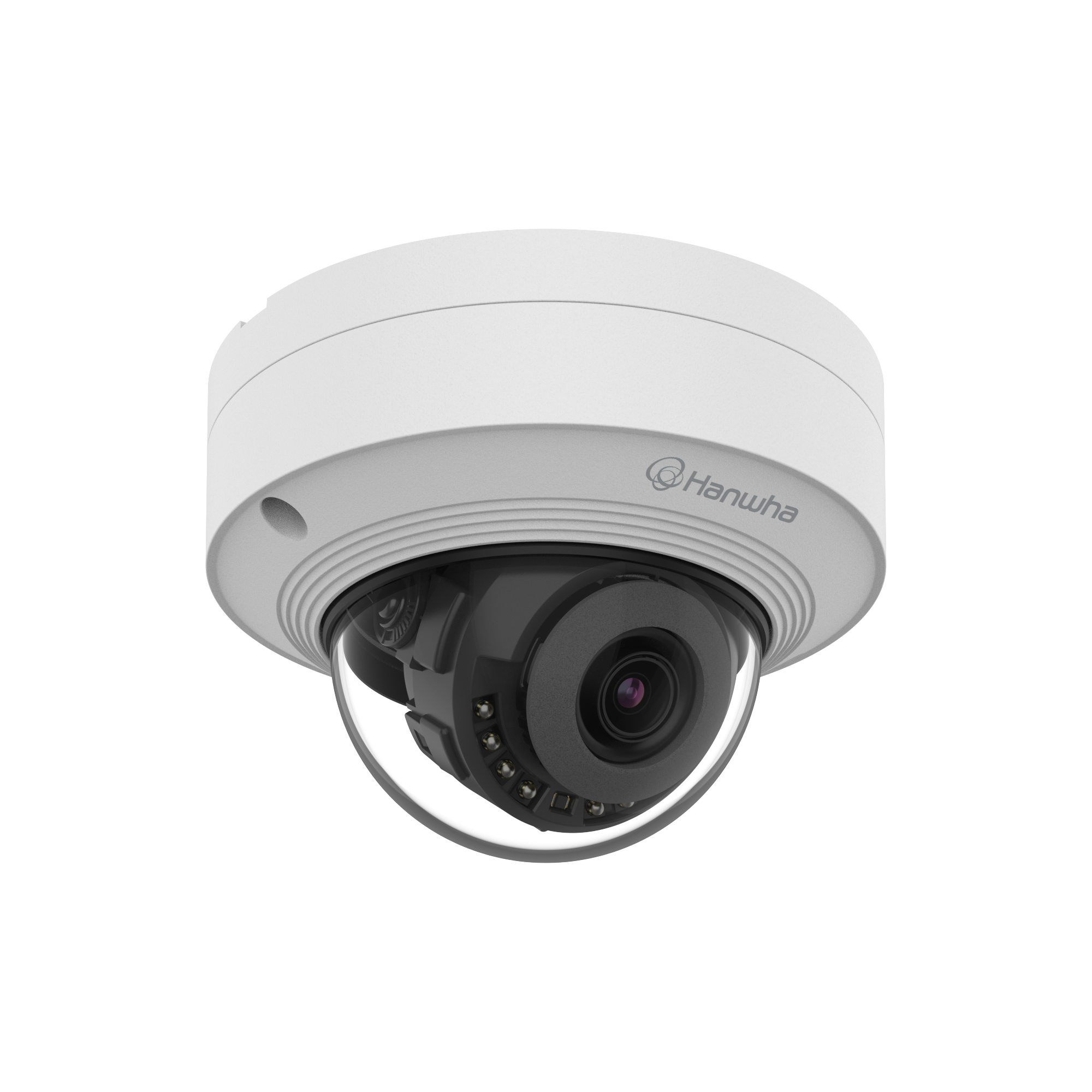 Hanwha Vision Wisenet QNV-C9011R 8MP AI IR Micro Vandal Dome Camera – Ultra-Compact, AI-Powered Surveillance with IK10 & IP66 Protection