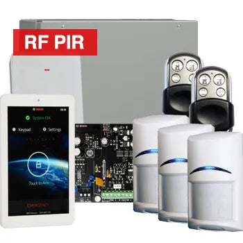 Bosch Solution 4000 Wireless Alarm Kit with 7" Touchscreen Keypad and 3 PIR Detectors – K4000-3WPIR-TS7-PREM