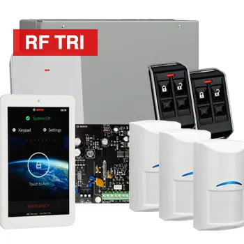 Bosch Solution 4000 Wireless Alarm Kit with 7" Touchscreen and Tri-Tech Detectors – K4000-3WTRI-TS7-PREM