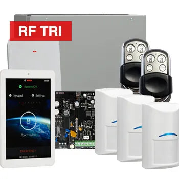 Bosch Solution 4000 Wireless Alarm Kit with 7" Touchscreen and Tri-Tech Detectors – K4000-3WTRI-TS7-PREM