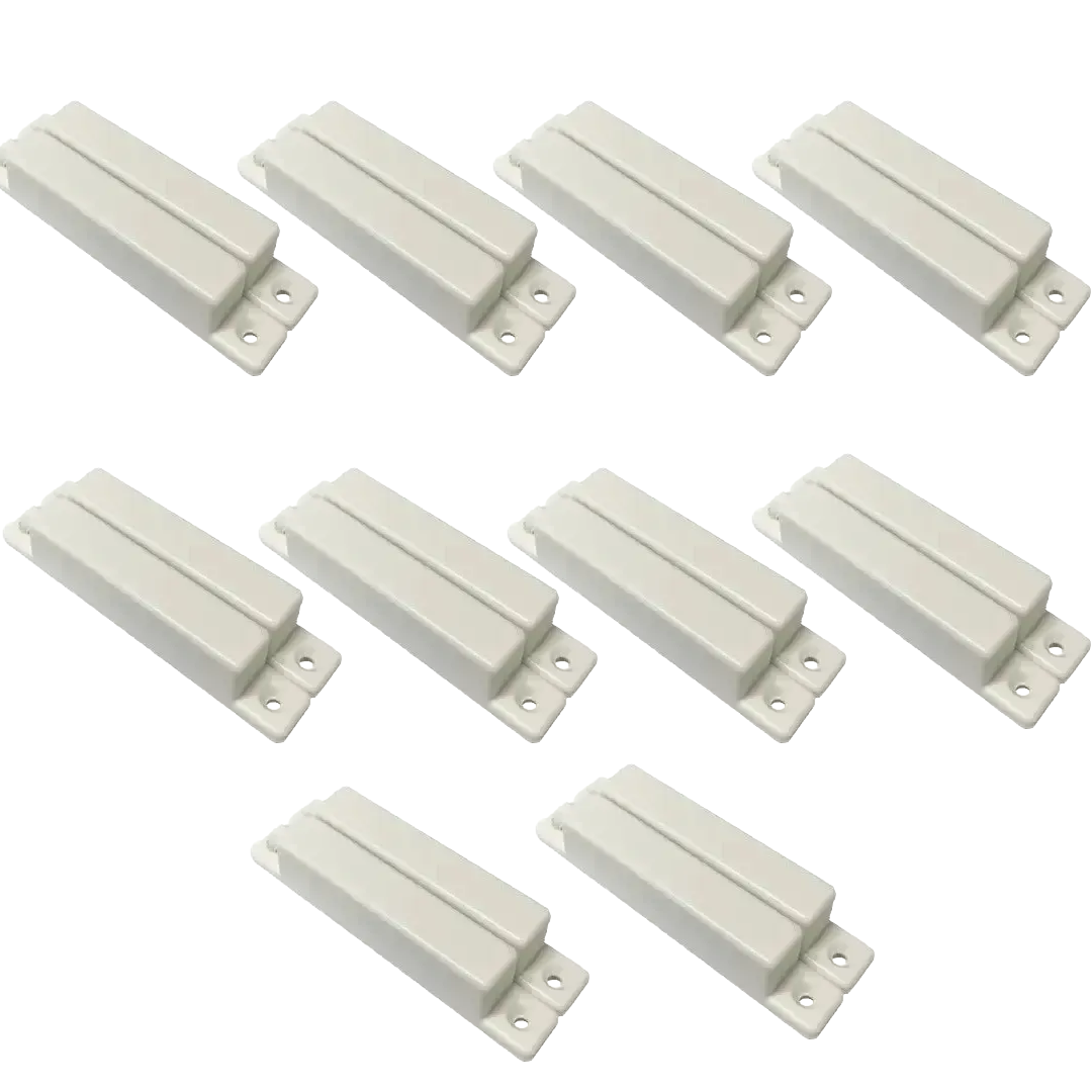 ROLA Style Reed Switch White Surface Mount 50mm Gap – Door & Window Security Sensor
