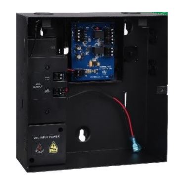ROSSLARE PS-C25TB-A SWITCH MODE P/S WITH INTELLEGENT SECURE RELAY I/O MODULE SUIT ROSSLARE AYC SERIES CONVER. KEYPAD/RDR WORK AS S/ALONE CNTR W/LOCK & AUX OUTPUT REX & REED INPUT BLK 240VAC 228HX224WX84D (MM)