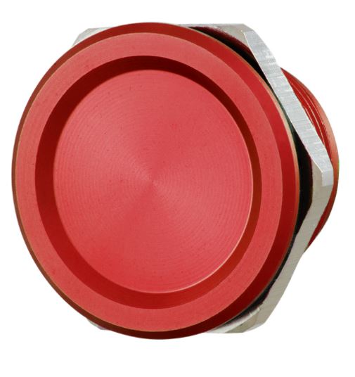 Rosslare PX-13 Rugged Piezoelectric IP68 N.O. push button switch for access control, vandal-resistant 22mm outdoor security device