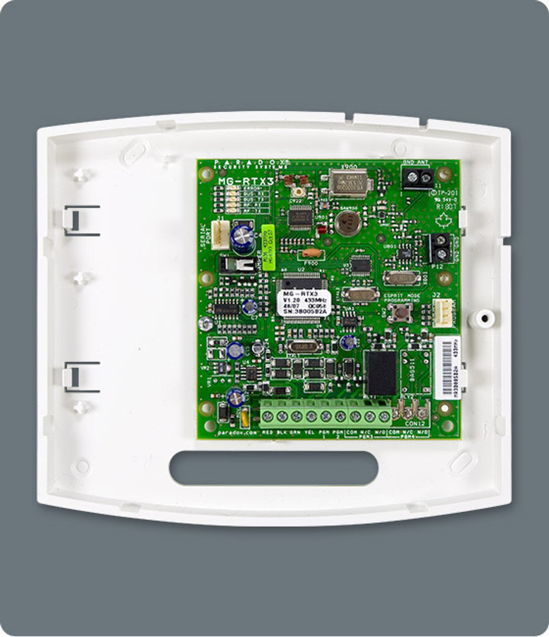 Paradox RTX3 Wireless 2-Way Transceiver Module – For EVO192, SP7000, SP6000, SP5500 Panels | Advanced Wireless Expansion for Paradox Security Systems
