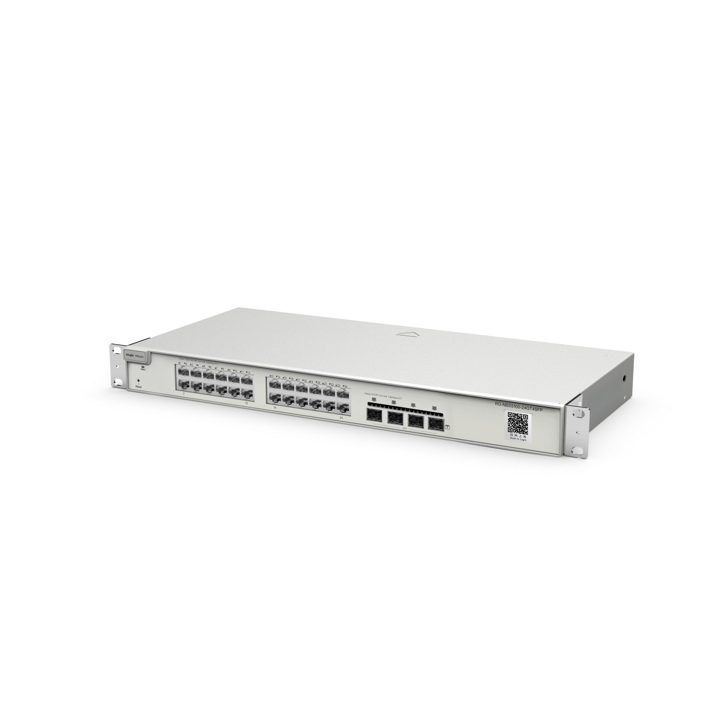 Ruijie RG-NBS5100-24GT4SFP, 28-Port Gigabit Layer 2+ Non-PoE Switch
