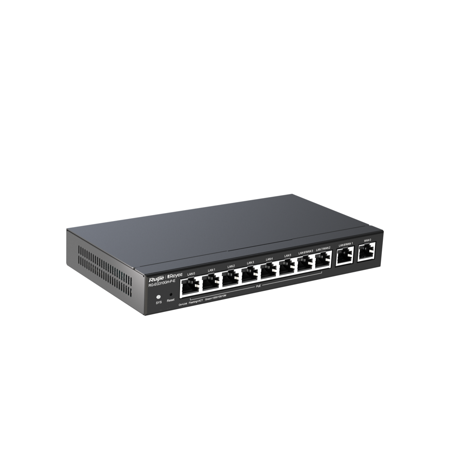 Ruijie RG-EG310GH-P-E, Reyee10-Port High Performance Cloud Managed PoE Office Router