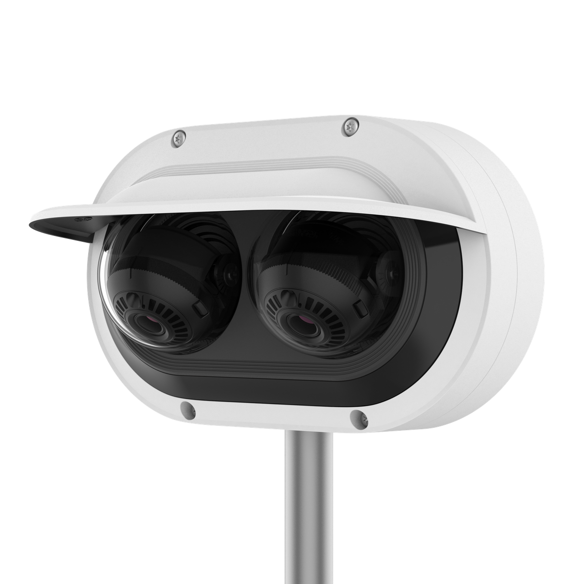 Hanwha Wisenet HV-SBV-215WCW white weather cap for PNM series multi-directional dome CCTV cameras