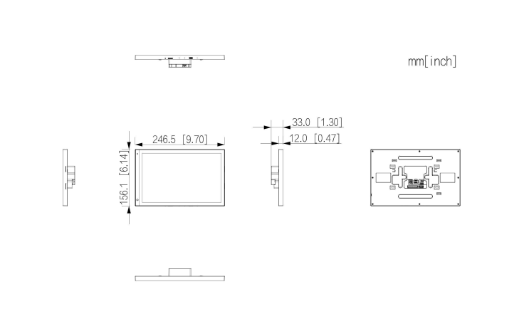 DAHUA DHI-SCP3044A-BZ 10.1-inch Android smart control panel with IP video intercom and Wi-Fi 6