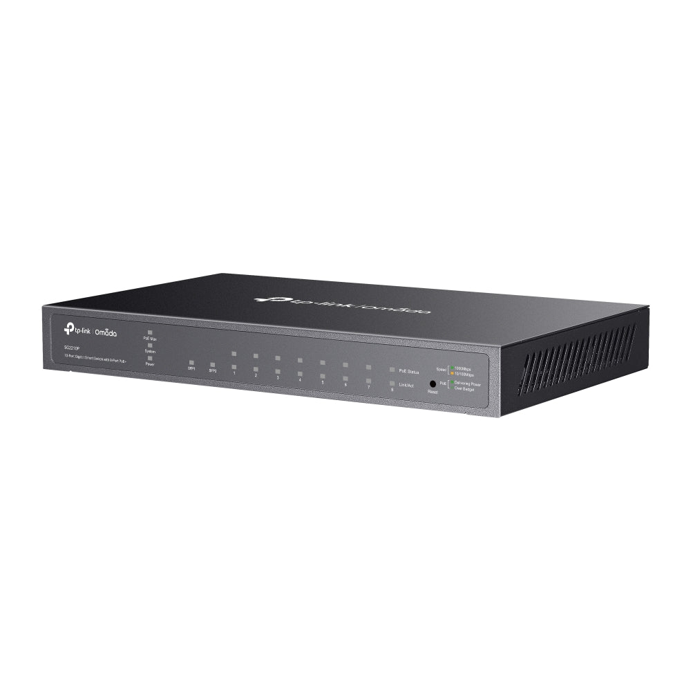 TP-Link SG2210P – Omada 10-Port Gigabit Smart Managed Switch with 8-Port PoE+