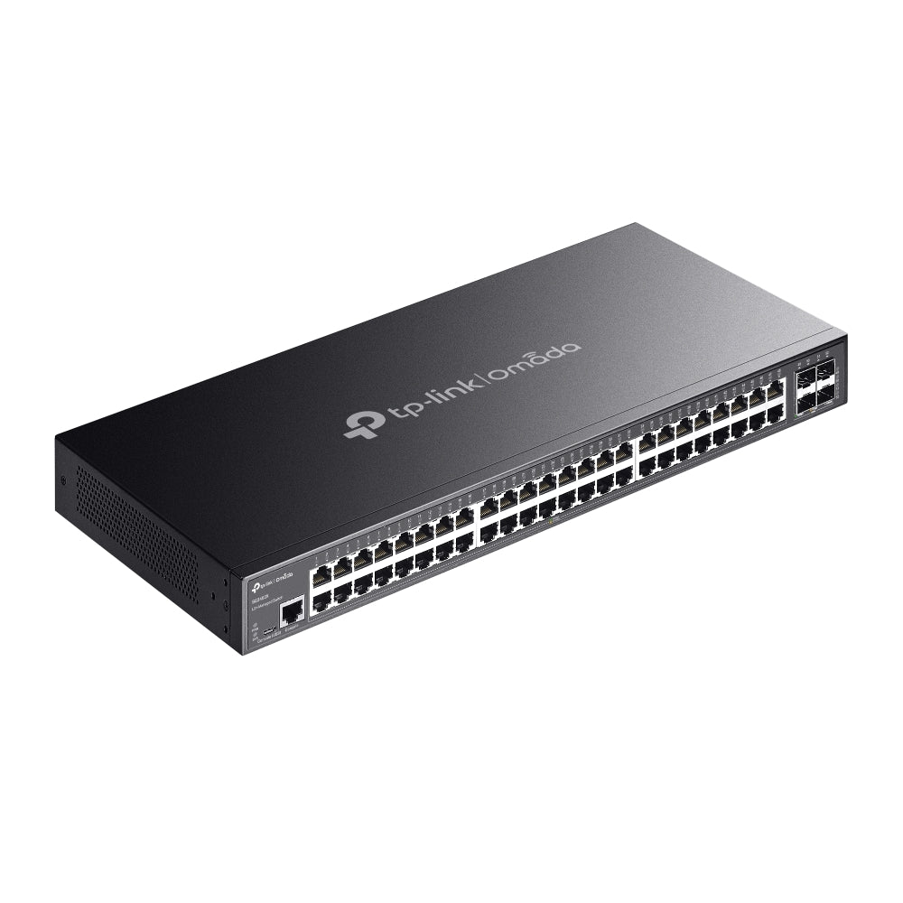 TP-Link SG3452X – Omada 48-Port Gigabit L2+ Managed Switch with 4× 10GE SFP+ Slots