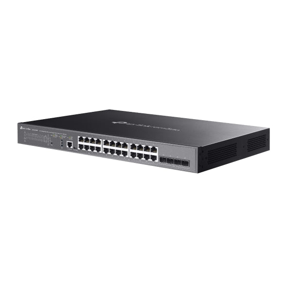 TP-Link Omada SG5428XMPP 24-Port Gigabit Stackable Lite L3 Managed PoE++ Switch – 500W PoE, 4× 10G SFP+