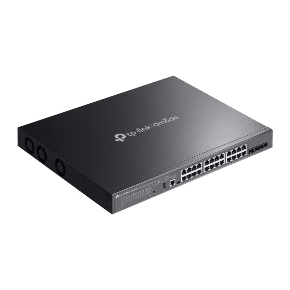 TP-Link Omada SG5428XMPP 24-Port Gigabit Stackable Lite L3 Managed PoE++ Switch – 500W PoE, 4× 10G SFP+