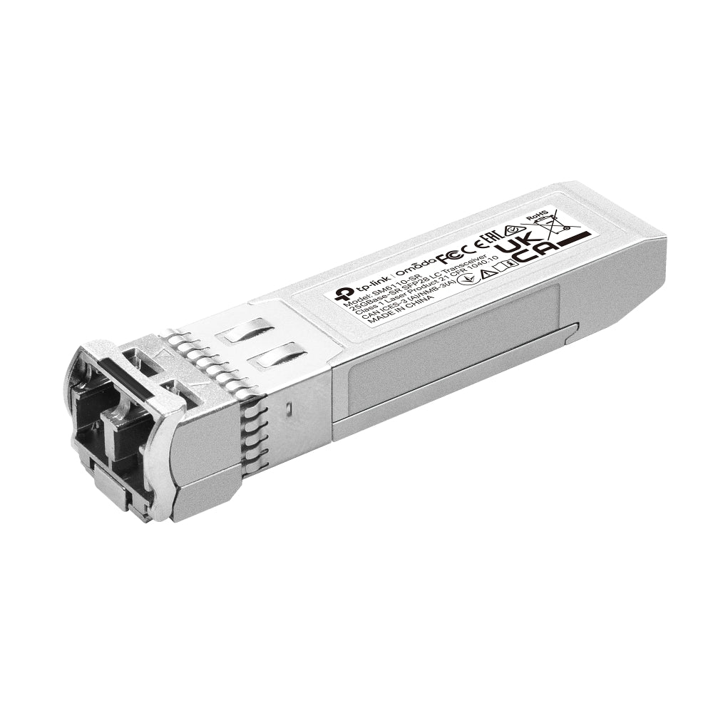 SM6110-SR | TP-Link Omada 25GBase-SR SFP28 LC Transceiver – Multi-Mode 25G/10G Fiber Module