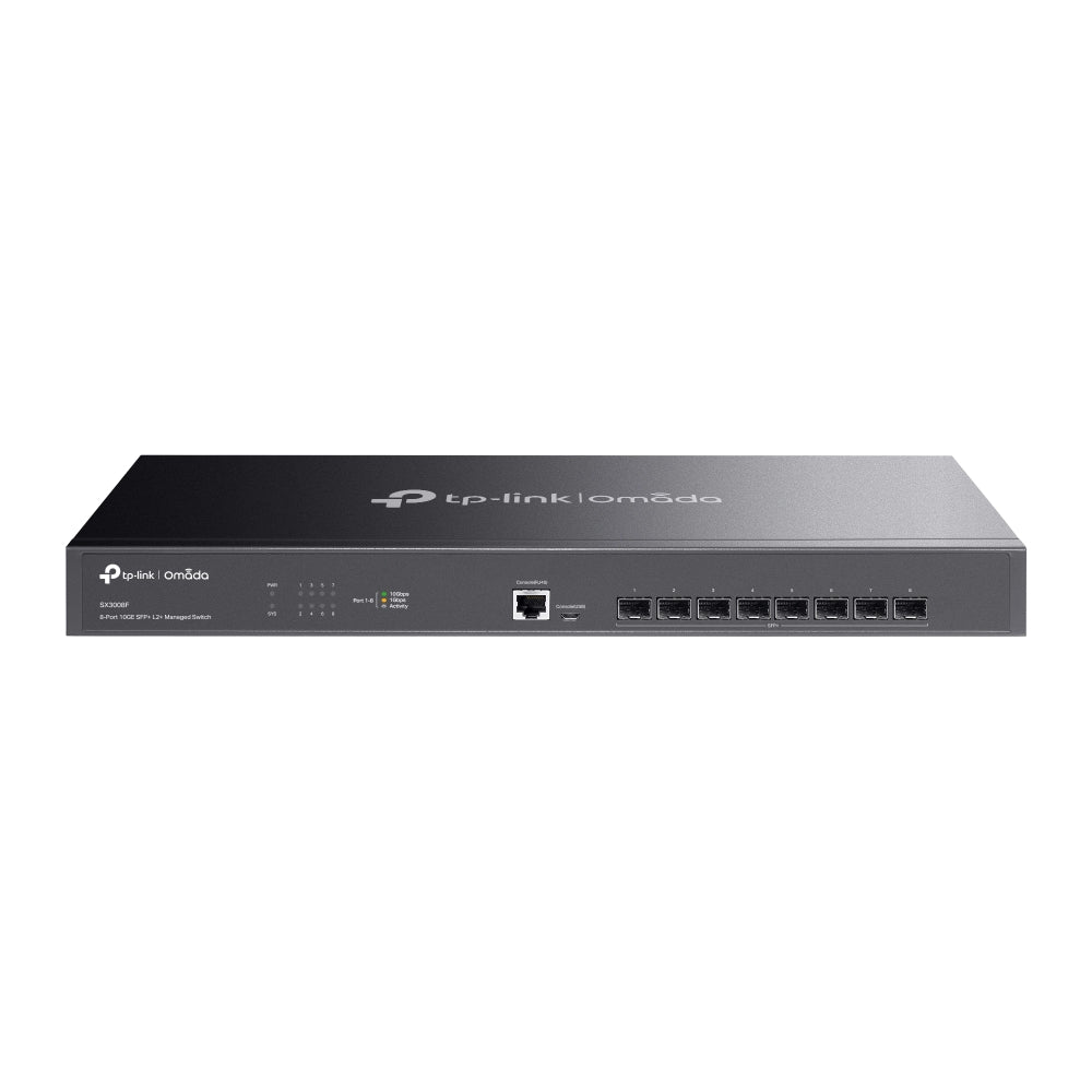 TP-Link SX3008F – Omada 8-Port 10GE SFP+ L2+ Managed Switch