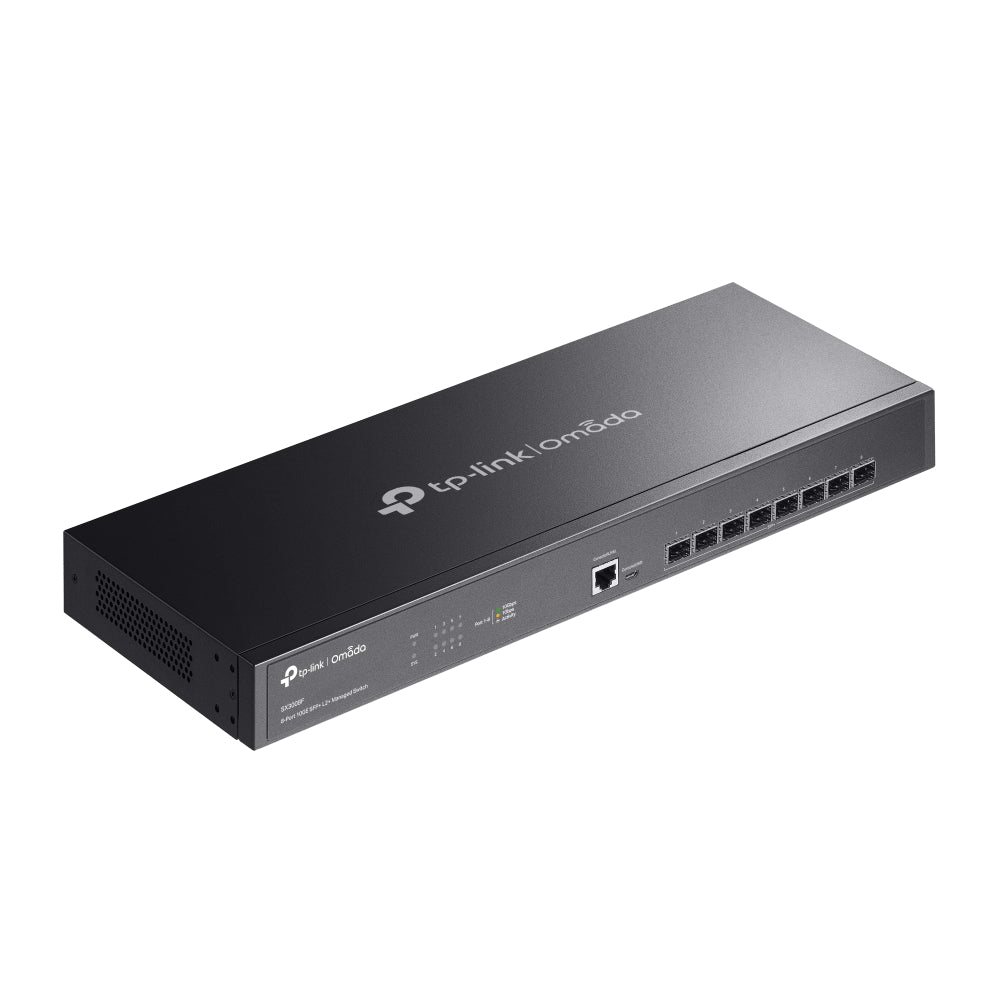 TP-Link SX3008F – Omada 8-Port 10GE SFP+ L2+ Managed Switch