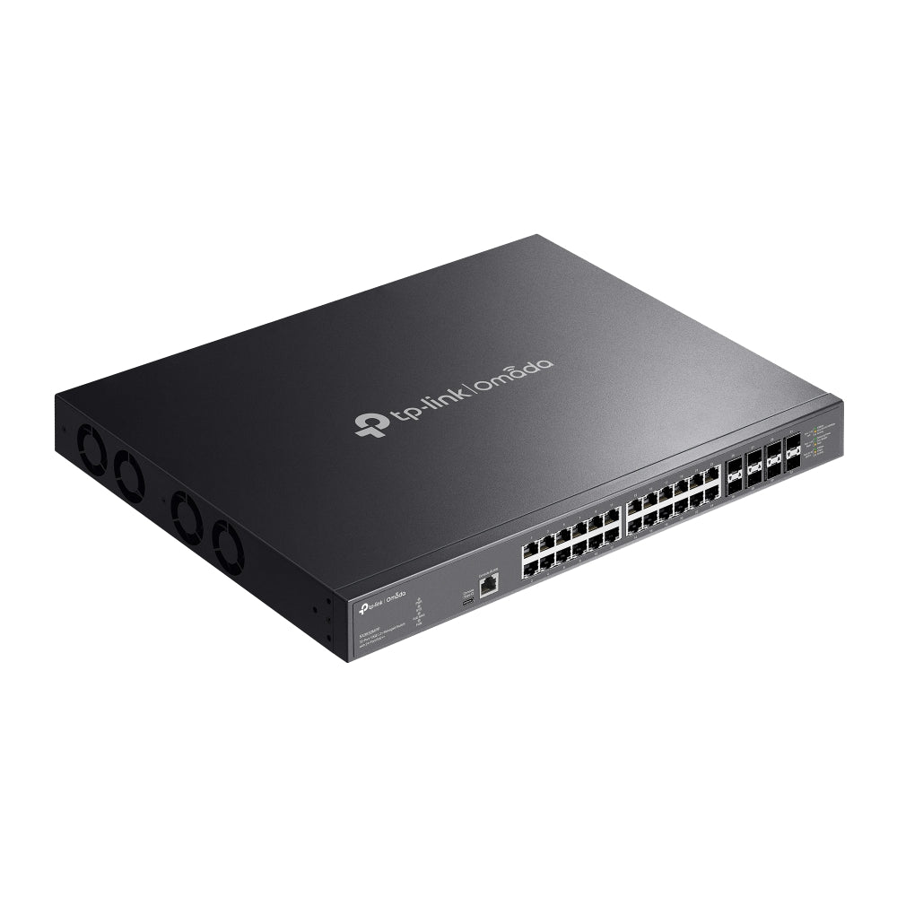 TP-Link Omada SX3832MPP — 32-Port 10G L2+ Managed PoE++ Switch | High-Density Multigigabit Switching & PoE++ Power