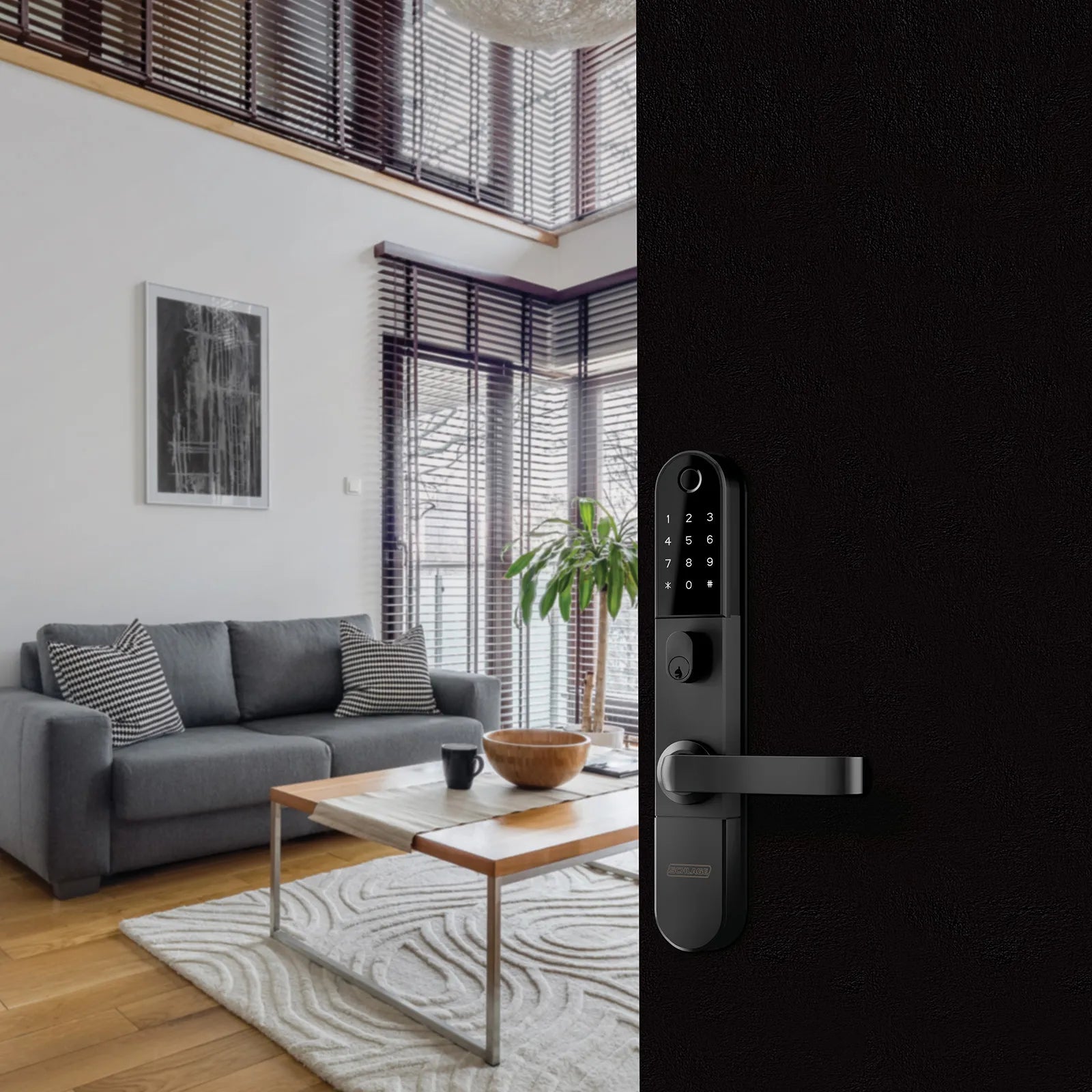 Schlage Omnia Smart Lock BZ100 (Black / silver)