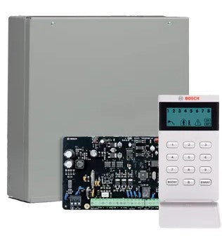 BOSCH, Solution 3000, Alarm kit, Includes ICP-SOL3-P panel, IUI-SOL-ICON LCD keypad, MW300 metal cabinet + Siren kit