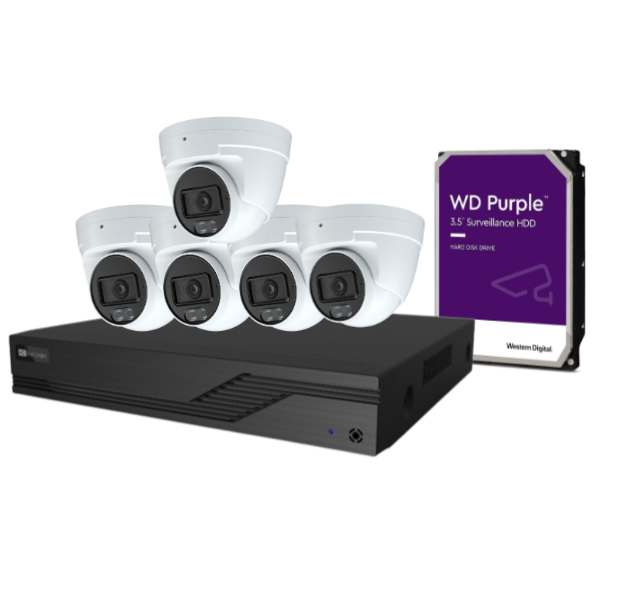 OFFER* AINIA 8x 6MP CCTV Kit with 8 Channel NVR IPC-T360-LED-ANZ, GET 1 Camera For FREE