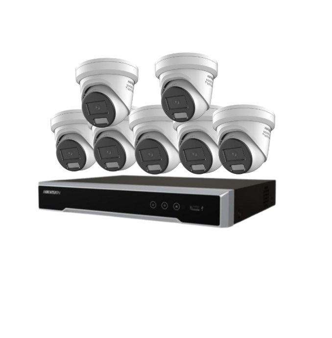 NEW* Hikvision 6MP / 8MP CCTV Kit upto 7 Cameras kit 8-CH NVR, DS-2CD2367G2H-LISU/SL / DS-2CD2387G2H-LISU/SL, 7608NI-M2/8P, No HDD