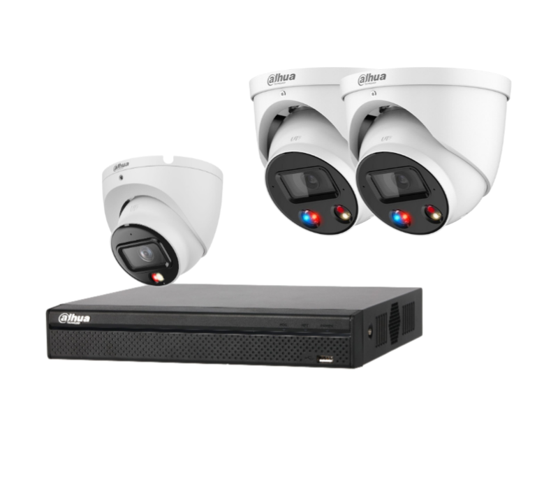 Dahua upto x4 8MP (4K) Camera Kit Choose Standard, TiOC and HDD. DH-IPC-HDW3867EM-S-IL-ANZ, IPC-HDW3849H-AS-PV-ANZ-S