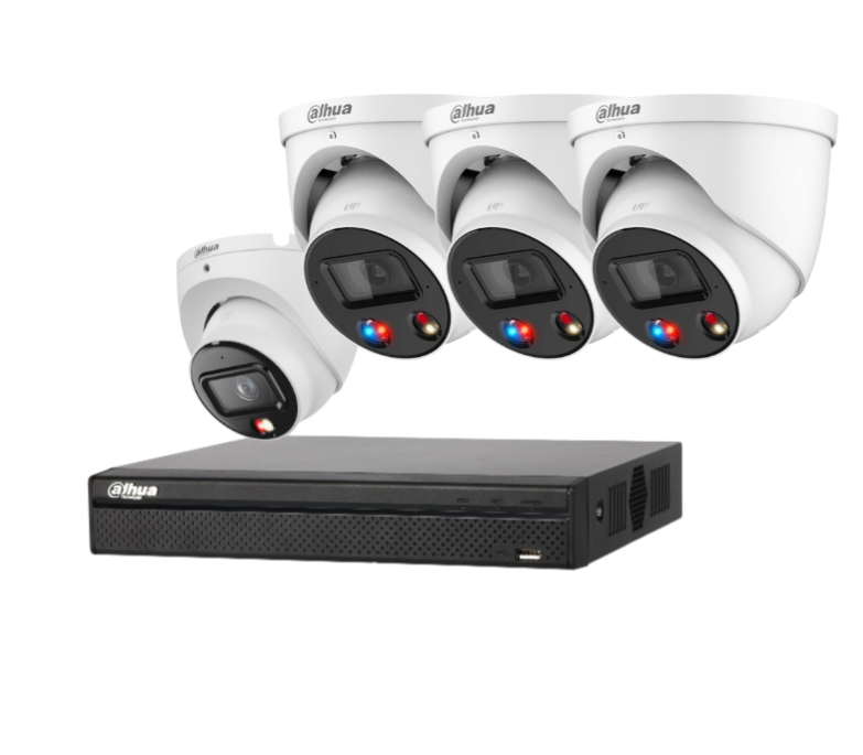 Dahua upto x4 8MP (4K) Camera Kit Choose Standard, TiOC and HDD. DH-IPC-HDW3867EM-S-IL-ANZ, IPC-HDW3849H-AS-PV-ANZ-S