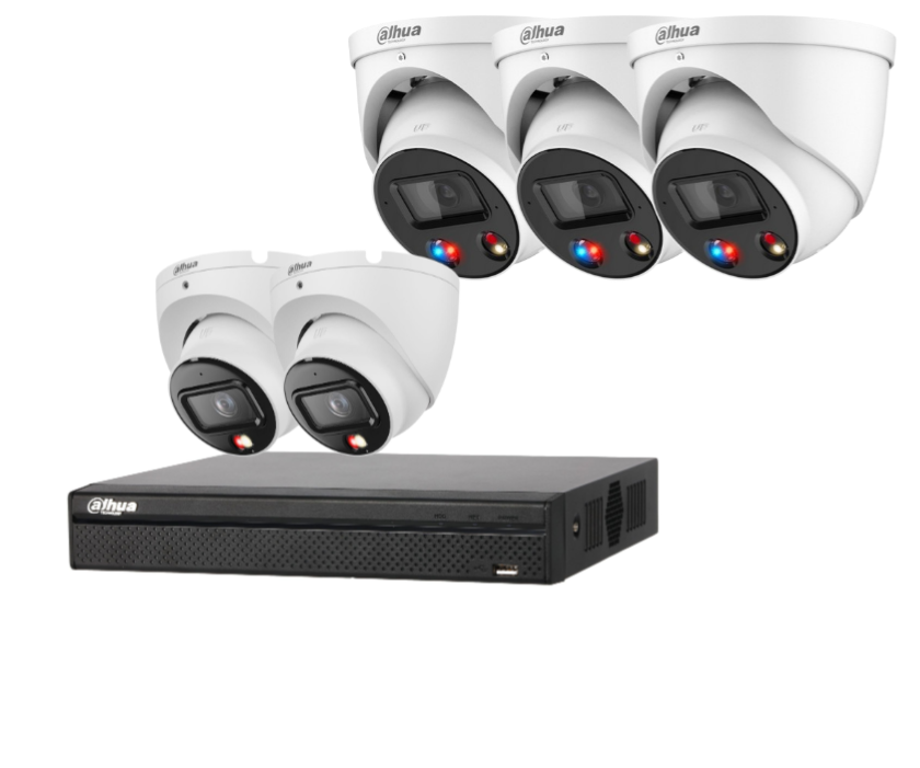 Dahua upto x4 8MP (4K) Camera Kit Choose Standard, TiOC and HDD. DH-IPC-HDW3867EM-S-IL-ANZ, IPC-HDW3849H-AS-PV-ANZ-S