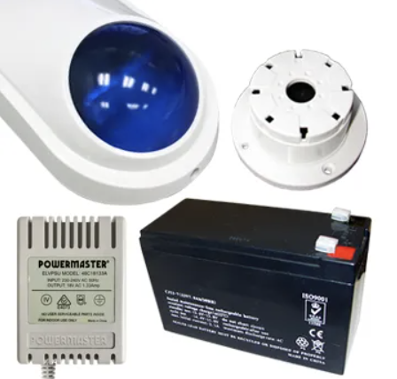 Bosch Solution 4000 Alarm Kit with ICP-SOL4-P Panel, IUI-SOL-TS7 7" Touchscreen Keypad, 3x ISC-PDL1-W18G Tri-Tech Detectors & Siren Kit – K4000-3PROTRI-TS7