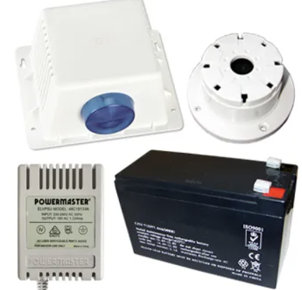 Bosch Solution 4000 Alarm Kit with ICP-SOL4-P Panel, IUI-SOL-TS5 5" Touchscreen Keypad, 3x ISC-PDL1-W18G Tri-Tech Detectors & Siren Kit – K4000-3PROTRI-TS5