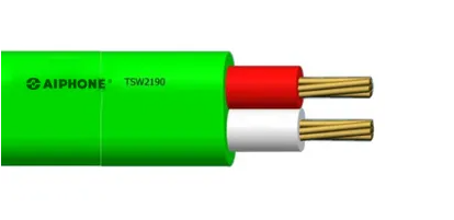 AIPHONE KBWIRE100 0.9mm Polyethylene Intercom Cable – 100m Green Roll , suits all Aiphone video intercoms