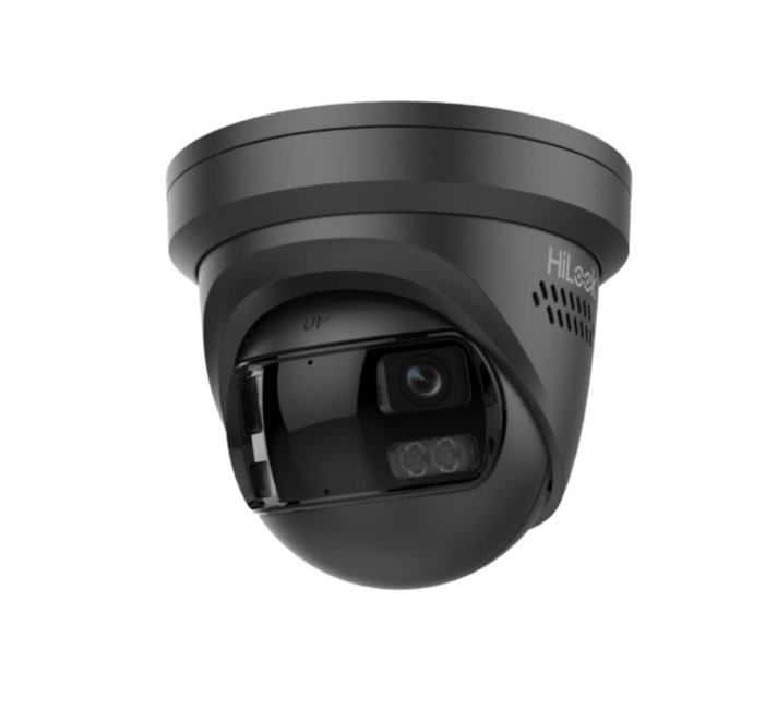 HiLook IPC-T289PH-MU/SL 8MP 4K Outdoor 180° Panoramic Turret Camera with Dual IR, Smart Hybrid Light, Mic, and IP67 CCTV