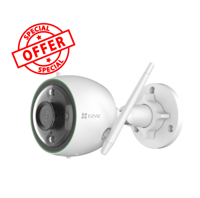 *SPECIAL OFFER EZVIZ CS-C3N 1080p Outdoor Smart Wi-Fi Camera with AI Person Detection, Color Night Vision & IP67