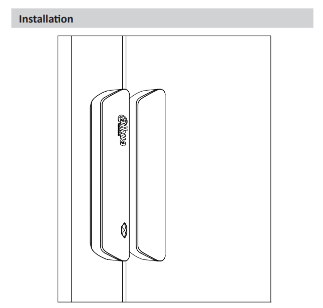 Dahua DHI-ARD324-W2(S) Wireless Door Detector Plus – Smart Magnetic Contact Sensor with Tilt, Shock & Tamper Detection, 433MHz, 1000m Range