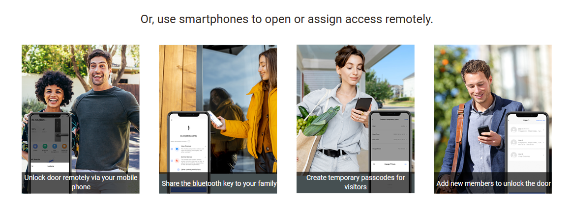 EZVIZ DL05 Smart Fingerprint Lock – Keyless Entry Wi‑Fi & Bluetooth Smart Door Lock with App Control, IP65 Weatherproof, Temporary Codes & Anti‑Peeping Security