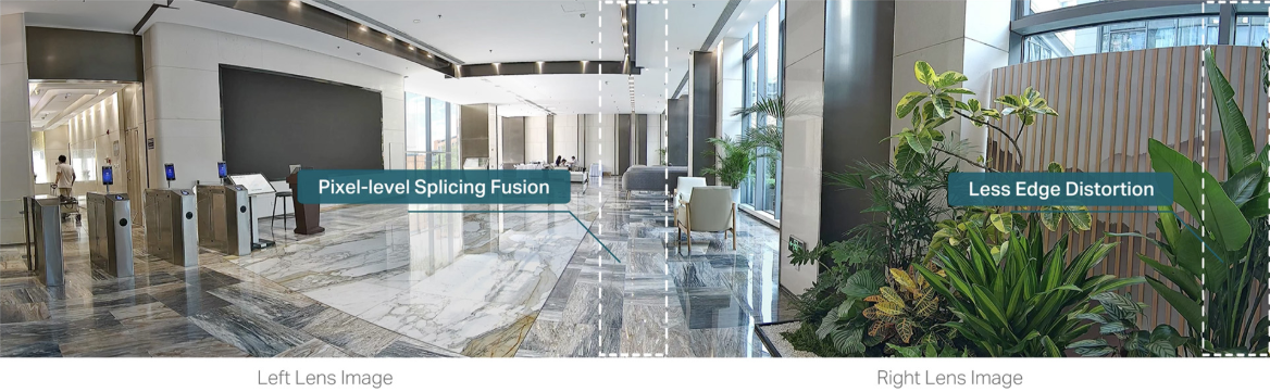 TP‑Link VIGI InSight S385DPS Outdoor 180° Dual‑Lens Panoramic PoE Security Camera — IP67 Weatherproof, Human & Vehicle Analytics, Night Vision, Active Defence, ColorPro