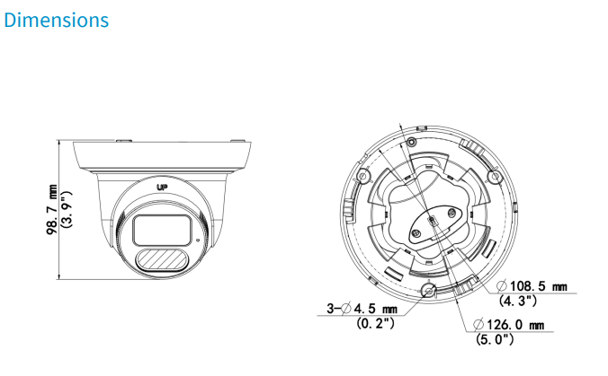 Uniview IPC3618SS‑ADF28K‑I1 8MP LightHunter Fixed IR Turret Network Camera – 4K Ultra HD, 40 m Smart IR, Intelligent Perimeter & Crowd Monitoring, PRIME Series, UNI *