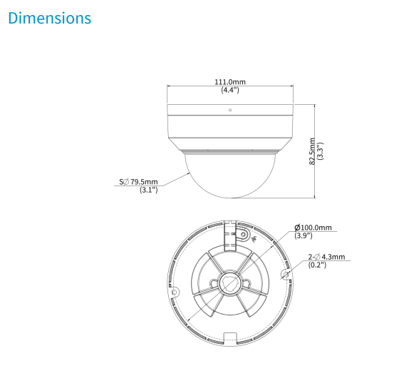 Uniview IPC328SS-ADF28K-I1 8MP LightHunter Intelligent Fixed IR Dome Network Camera, Smart IR 40m, Perimeter Detection, Human/Vehicle Classification, WDR 130dB, Built-in Mic, Prime Series