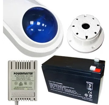 BOSCH Solution 2000 Alarm Kit with ICON LCD Keypad, MW300 Metal Cabinet & Siren Kit – ICP-SOL2-P Security System | Part No. K2000-ND-ICON - CCTV Importers