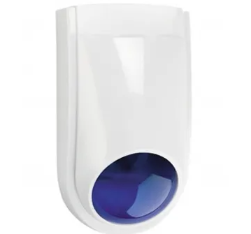 Satellite Siren & Strobe Combination Unit with Backup Battery – Hardwired Alarm Siren | WP06SS