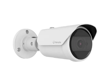 Hanwha Vision QNO-C8013R 5MP AI IR Bullet Camera q series | 3mm Fixed Lens | 25m IR Night Vision | IP66 IK10 Outdoor Security Camera with AI Analytics