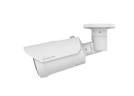 Hanwha Vision QNO-C8013R 5MP AI IR Bullet Camera q series | 3mm Fixed Lens | 25m IR Night Vision | IP66 IK10 Outdoor Security Camera with AI Analytics