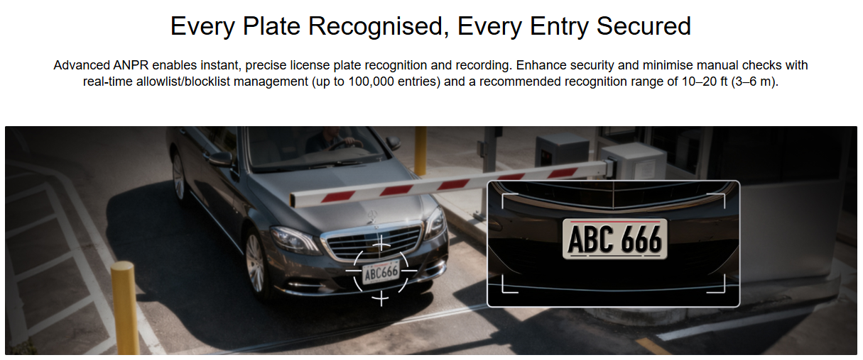 TP-Link VIGI InSight LPR345Z 4MP Outdoor License Plate Recognition (LPR/ ANPR ) Bullet IP Network Camera | 5X Motorised Optical Zoom | Full-Colour Night Vision | IP67 IK10 | PoE | Barrier Gate Control