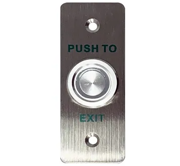 AW100200 Architrave Touch to Exit Sensor Plate – Stainless Steel Illuminated Piezo Sensor, IP68, 12V DC, N/O Contact, 35 x 90mm