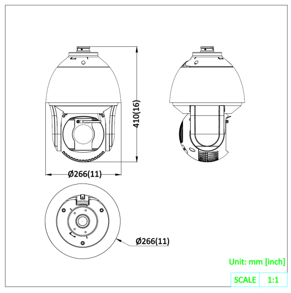 Hikvision DS-2DF8442IXG1-ELWY DF8 Series 4MP 42× DarkFighter IR Network Speed Dome