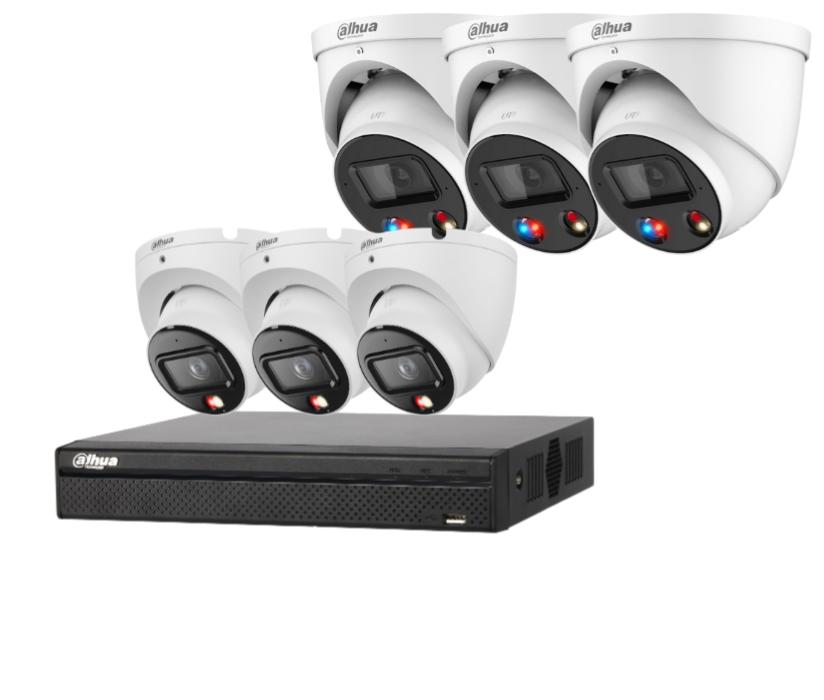 Dahua upto x4 8MP (4K) Camera Kit Choose Standard, TiOC and HDD. DH-IPC-HDW3867EM-S-IL-ANZ, IPC-HDW3849H-AS-PV-ANZ-S