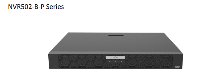Uniview NVR502-B-P Series Network Video Recorder | 16 Channel PoE NVR with Ultra 265/H.265 Support, 4K HDMI Output, Smart Detection & Cloud Upgrade