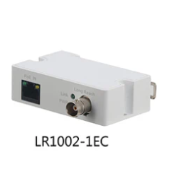 Dahua LR1002-1ET/ 1EC single port long reach ethernet over coax extender transmitter/ receiver